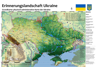 Ukraine Bevölkerungsdichte