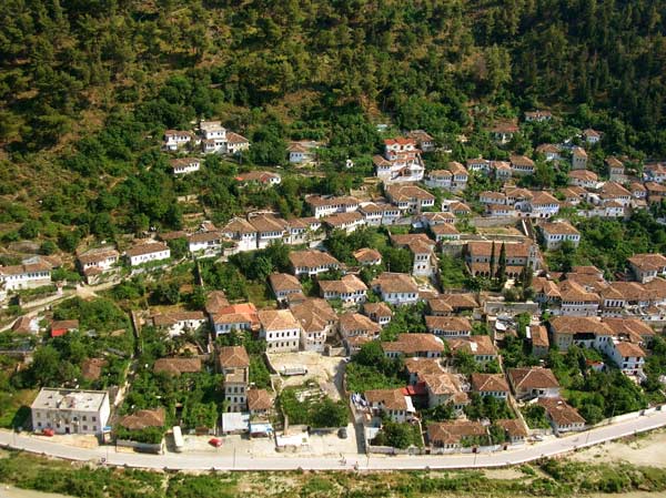 Stadtteil Gorica in Berat (Albanien)