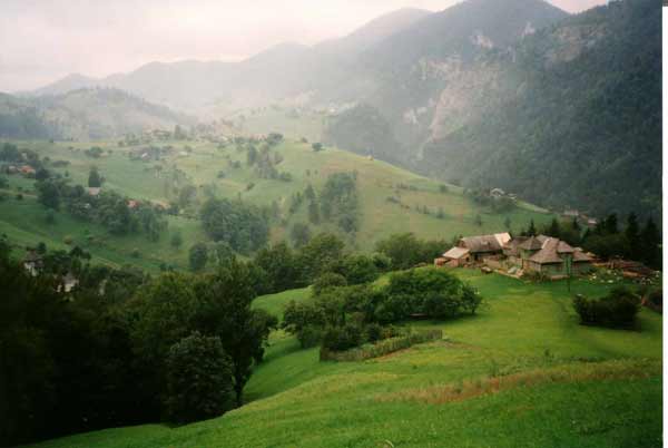 Landschaft in den Karpaten zwischen Bran und Piatra Craiului (Knigstein, Rumnien)