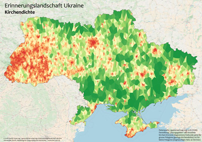 Kirchendichte Ukraine