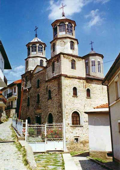 Kirche in Krusevo (Makedonien, Mazedonien, Macedonia, Macedonie)